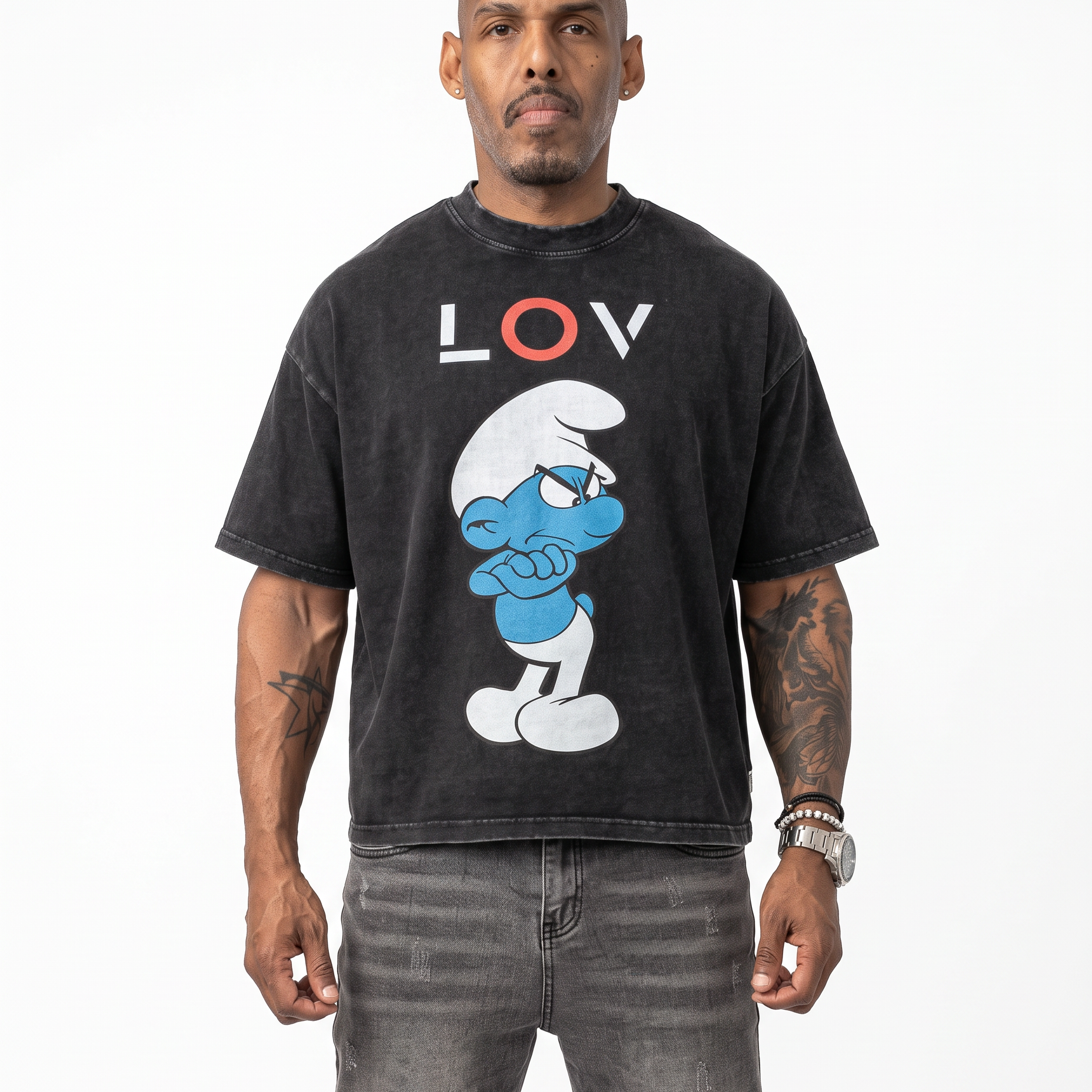 Grumpy LOV Boxy Tee