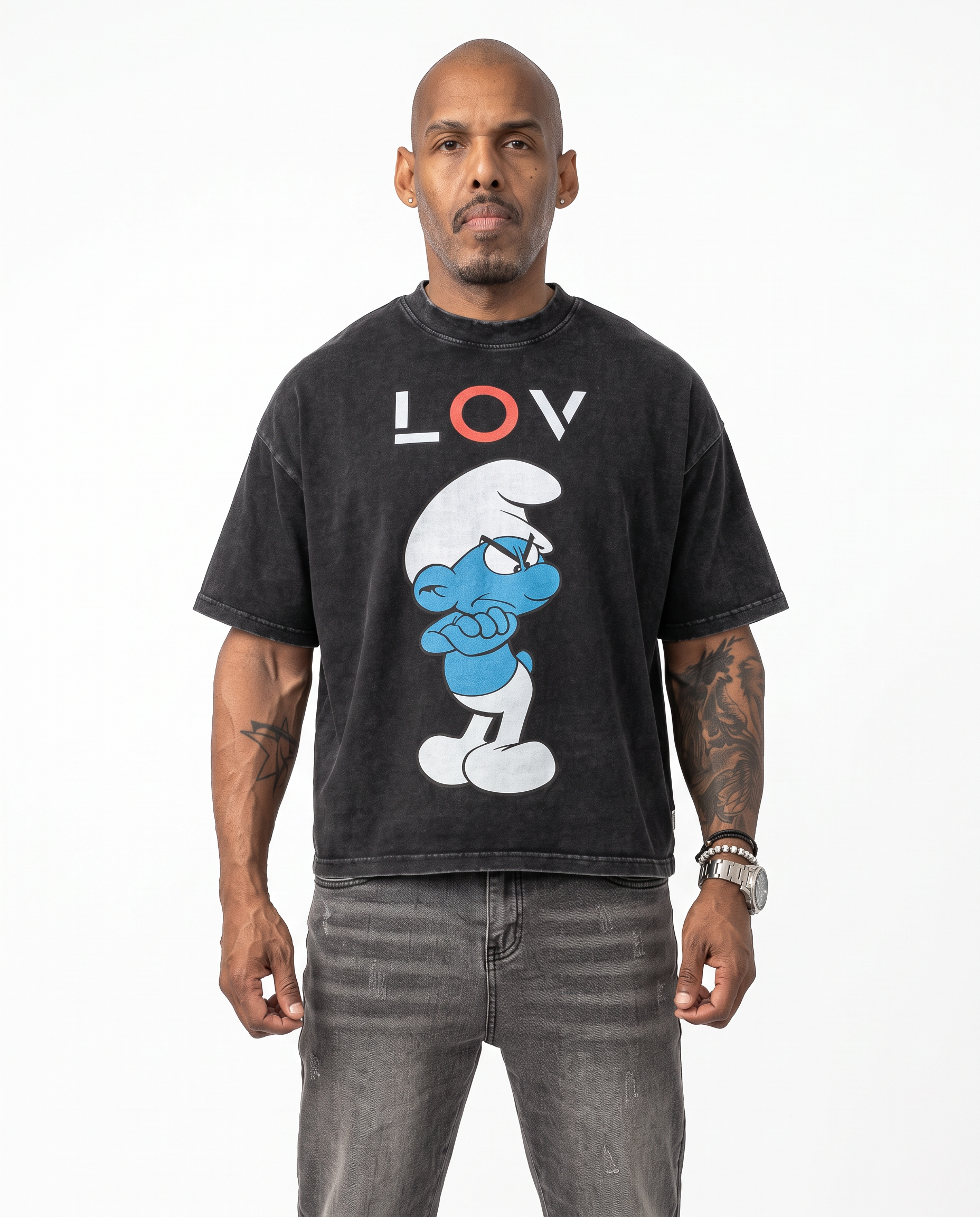 Grumpy LOV Boxy Tee