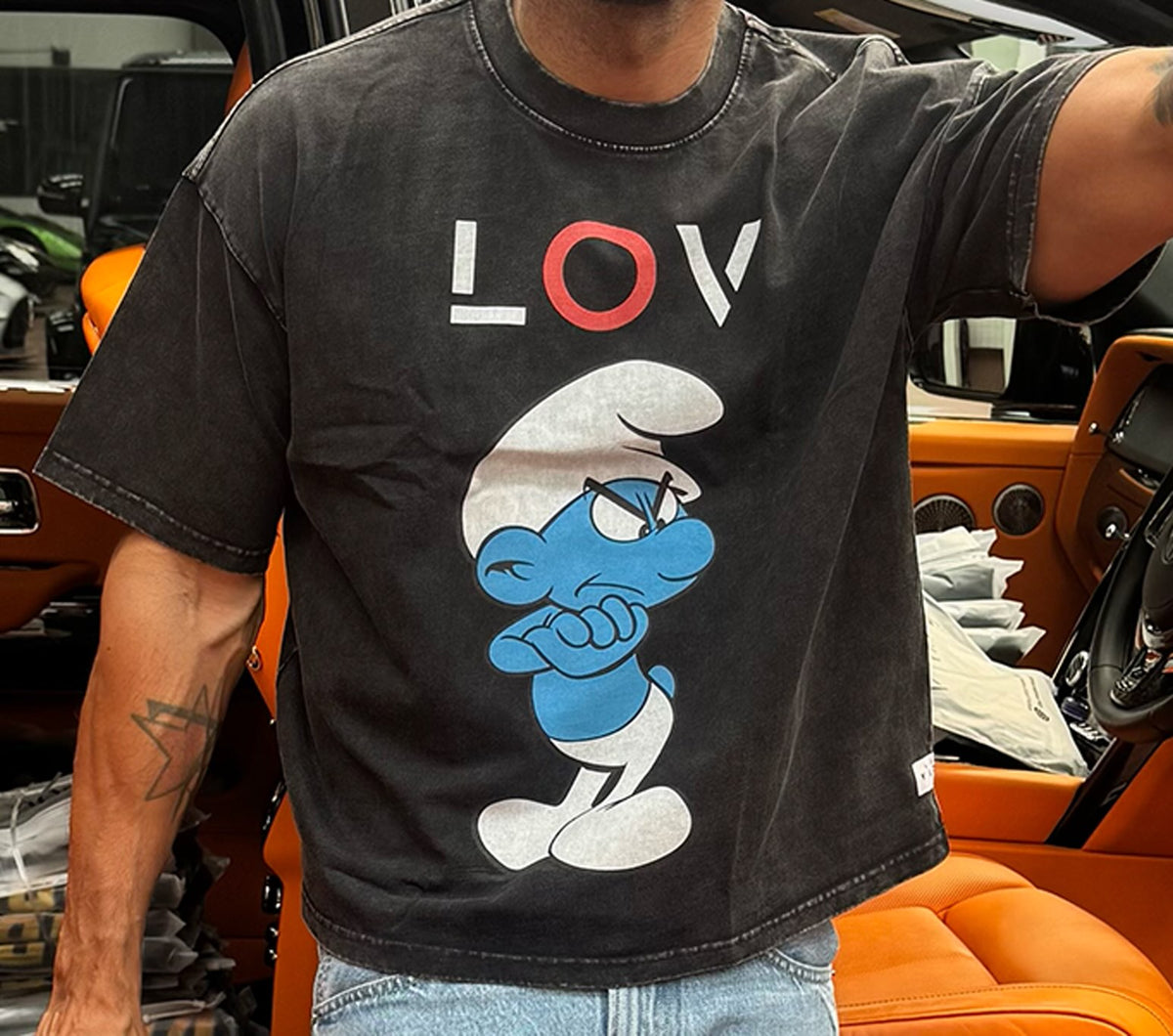 Grumpy LOV Boxy Tee